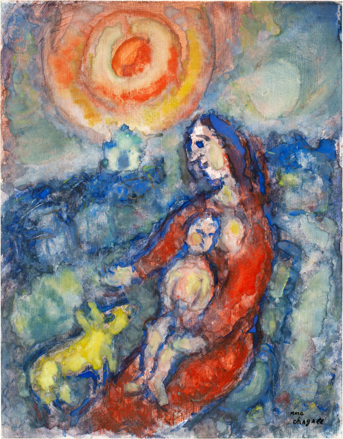 Marc Chagall : Mère et enfant, circa 1979