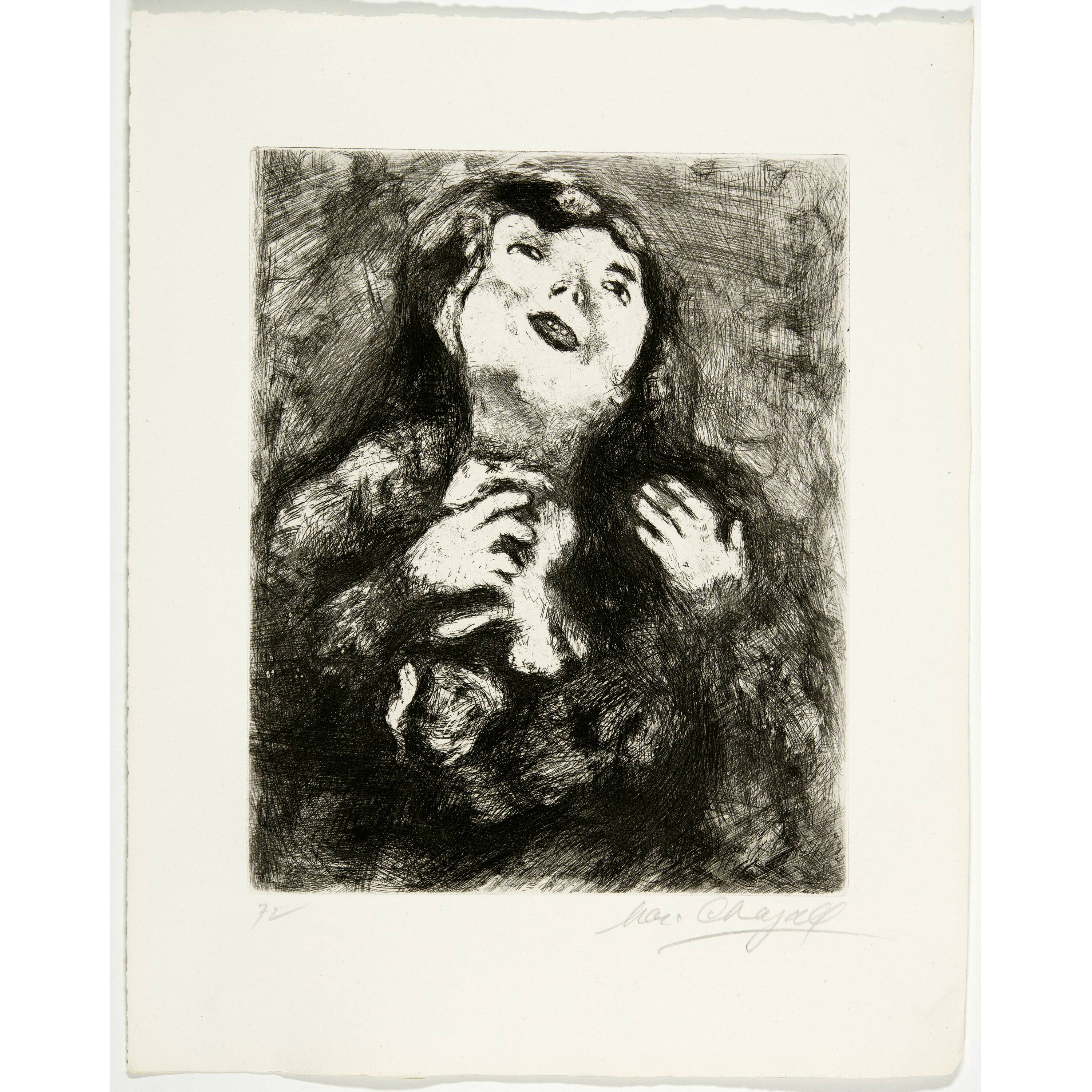 Marc Chagall La jeune veuve, 1927 Galerie Kornfeld Auktionen Bern