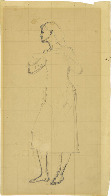 Ferdinand Hodler : Studie zu 'Ergriffenheit', Around 1900/1901