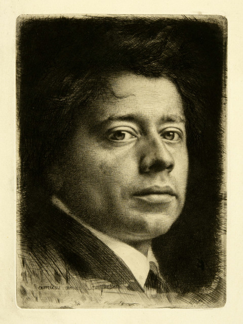 Karl Stauffer-Bern : Peter Halm, 1886