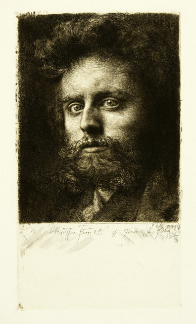 Karl Stauffer-Bern  : Ludwig Kühn , 1886