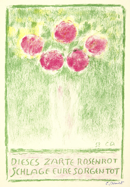 Cuno Amiet : Sammelnummer von 5 Neujahrsblättern, 1953-1955, 1958-1959