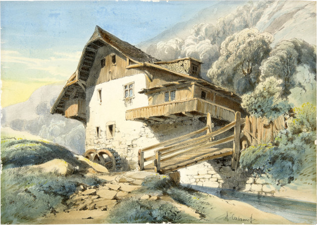 Alexandre Calame  : Moulin ,  