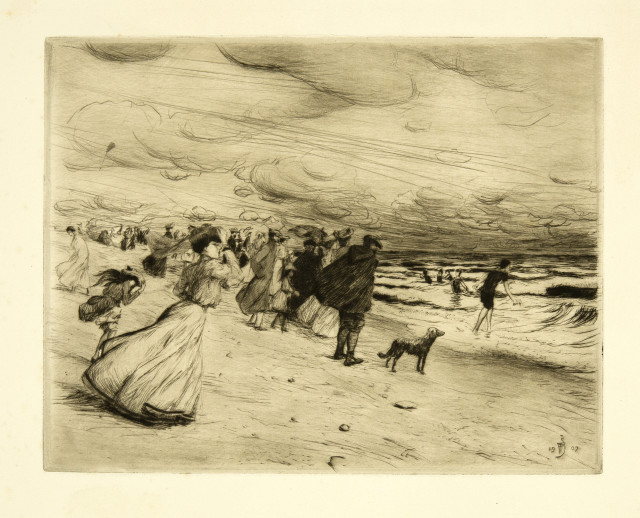 Tavik Frantisek Simon : Am Strand, 1907
