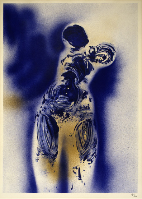Yves Klein  : Anthropométrie (ANT 7) , Around 1960