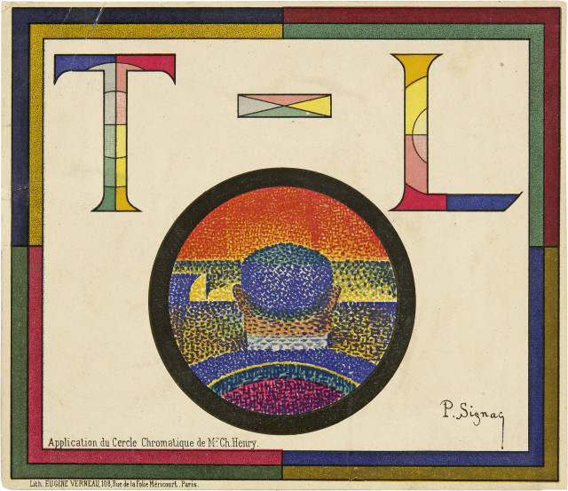 Paul Signac  : Application du Cercle chromatique de Mr. Ch.  ..., 1888