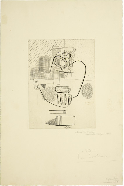 Le Corbusier  : Nature morte - Probedruck , 1930/47