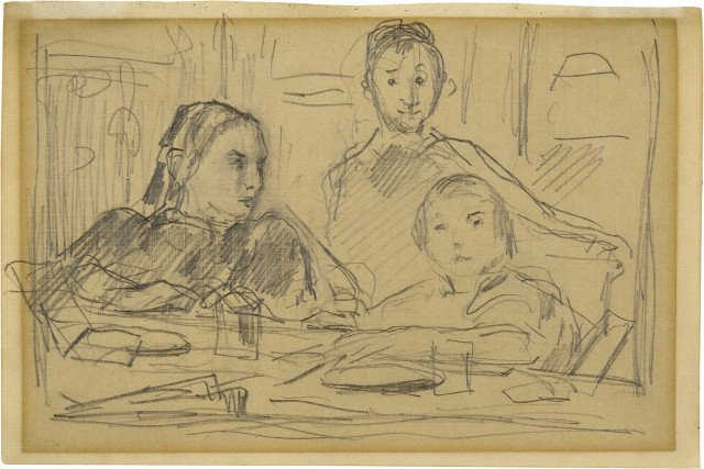Albert Anker : Die Geschwister Zaeslin, Around 1896