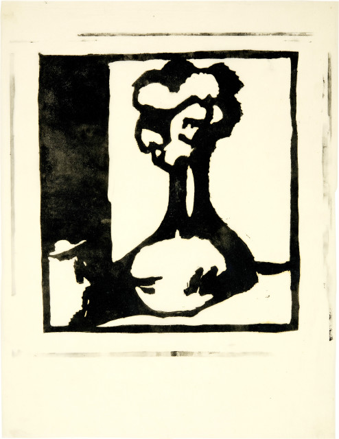 Cuno Amiet : Vase mit Blumen, 1908