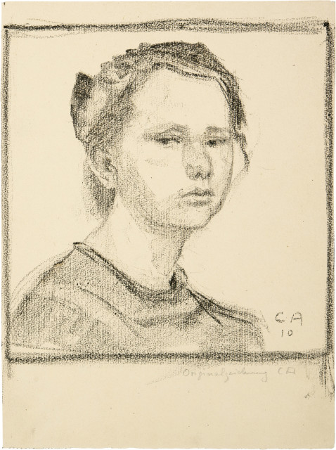Cuno Amiet : Lydia. - Landschaft bei Oschwand, 1910 