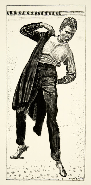 Ferdinand Hodler  : Jenenser Student. -  Einmütigkeit, Der  ..., 1908 resp. 1913
