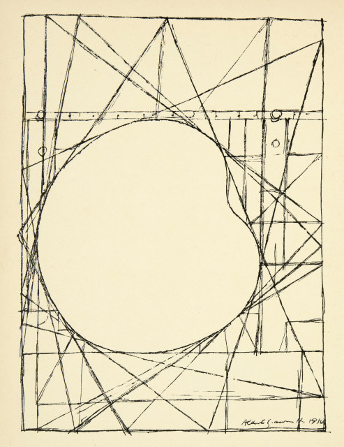 Alberto Giacometti : Tristan Tzara. Ramures. Avec un dessin de ..., 1936 
