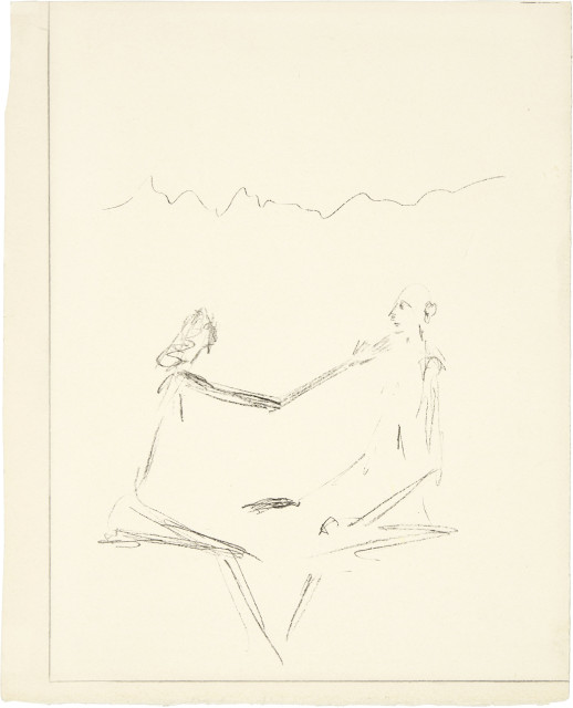 Alberto Giacometti : Couple se cherchant III, 1958