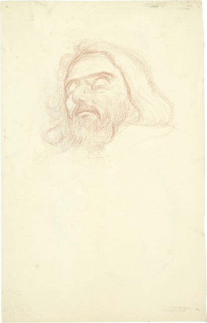 Giovanni Giacometti : Giovanni Segantini auf dem Totenbett, 1899