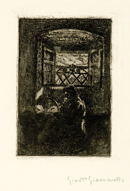 Giovanni Giacometti : Mamma alla culla – Mutter und Kind an der ..., 1898-1900