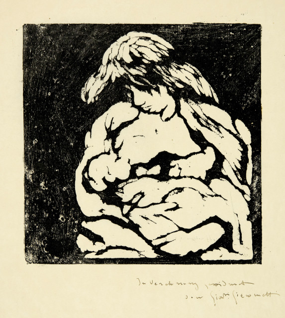 Giovanni Giacometti  : Mutter und Kind II – Annetta und Bruno , 1911
