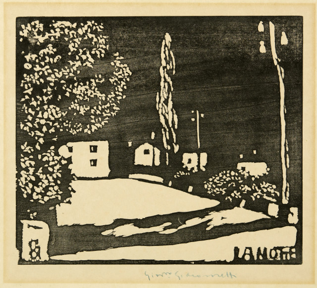 Giovanni Giacometti  : La Notte II , Around 1913