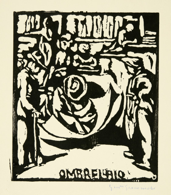 Giovanni Giacometti : L’ombrellaio – Der Schirmflicker, Around 1920