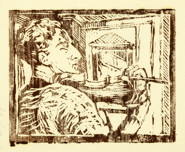Giovanni Giacometti : Der Violinspieler – Bruno, 1927