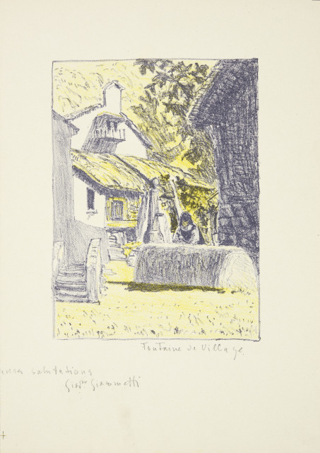 Giovanni Giacometti : Vacances d’Artistes. Folge von 16 ..., 1907
