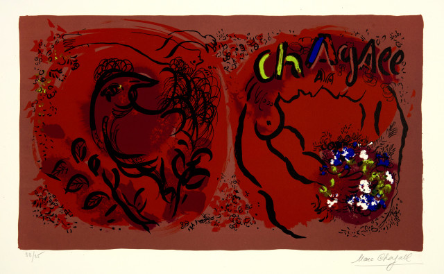 Marc Chagall : Couverture Jaquette, 1960