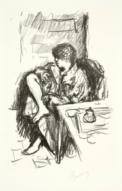 Pierre Bonnard  : La toilette assise , 1925