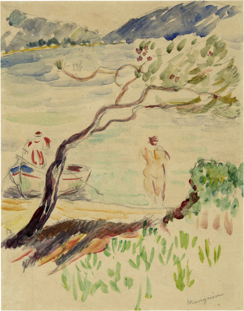 Henri-Charles Manguin : Au bord de l'eau, 1906