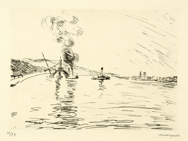 Albert Marquet : La Seine à Illiers, Around 1925/1930
