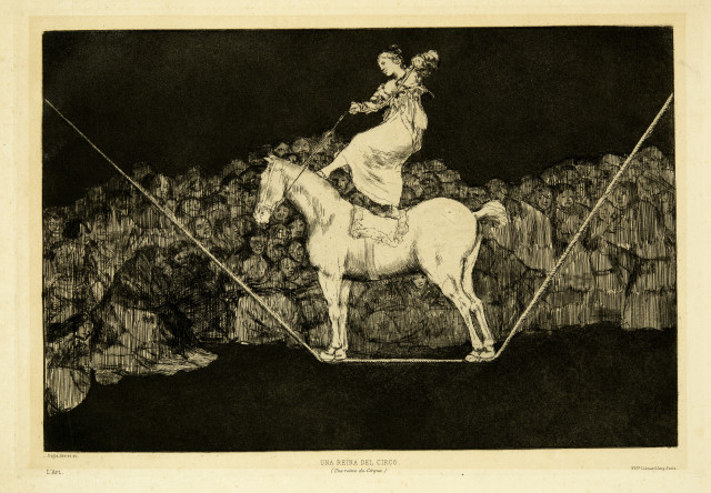 Francisco de Goya : Una reina del circo. - Otras leyes para el ..., 1816-1824, edition printed 1877