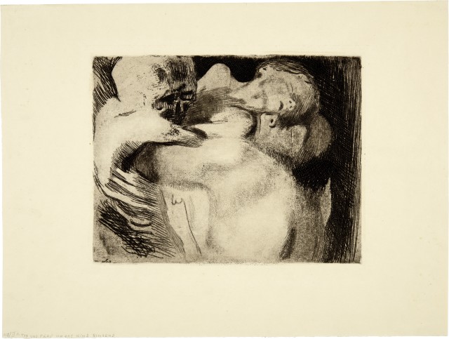 Käthe Kollwitz : Tod und Frau um das Kind ringend, 1911 (edition 1946-1965)