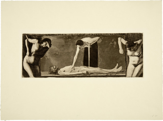 Käthe Kollwitz : Aus vielen Wunden blutest du, o Volk, 1893-1897 (edition 1946-1963)