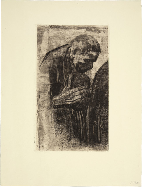 Käthe Kollwitz : Trauernde. - Trauernde, 1919 (edition 1963/65 and 1972)