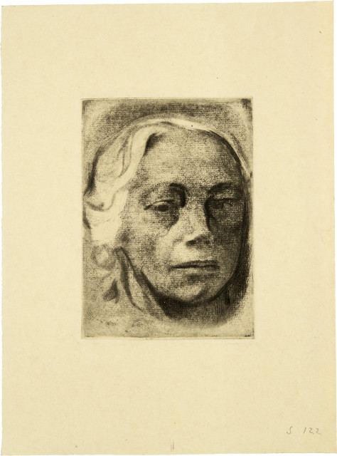 Käthe Kollwitz : Selbstbildnis, 1912
