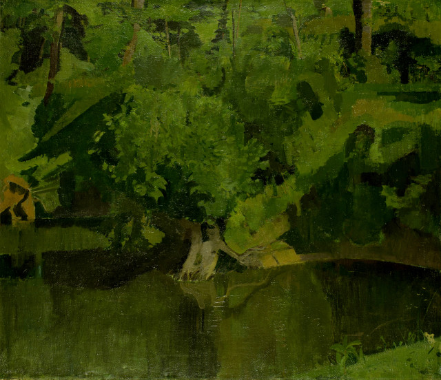 Werner Neuhaus : Waldteich, Around 1921