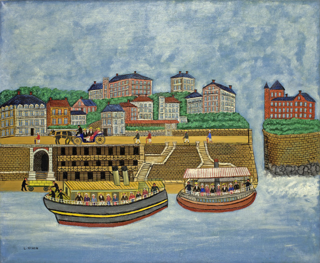 Louis Vivin  : Biarritz , Around 1925