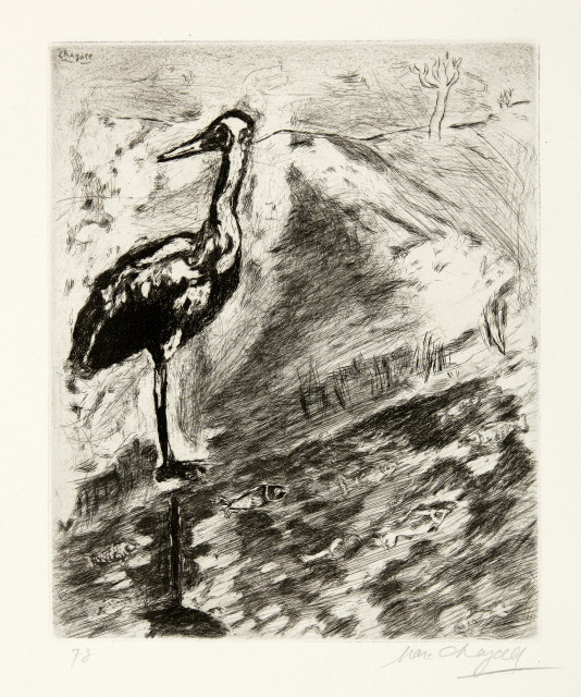 Marc Chagall : Le Héron, 1927