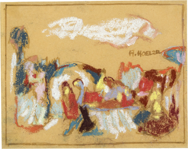 Adolf Hoelzel : Figürliche Komposition, Around 1925
