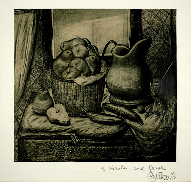 Fernando Botero : Stillleben mit Früchten, 1976