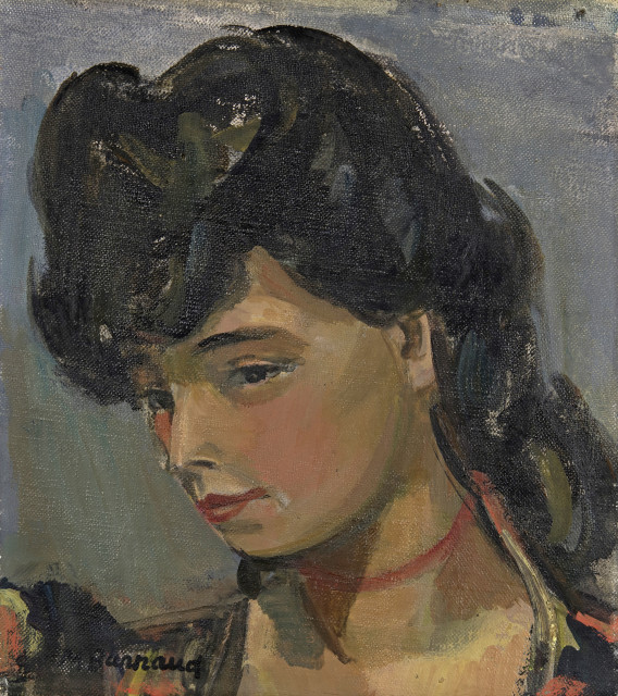 Maurice Barraud  : Fille aux cheveux fous ,  