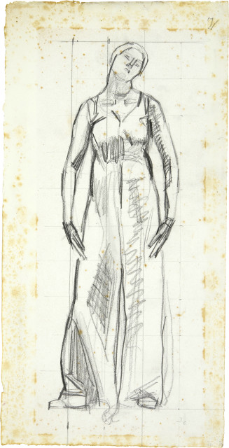 Ferdinand Hodler : Studie zu 'Blick ins Unendliche', Around 1913