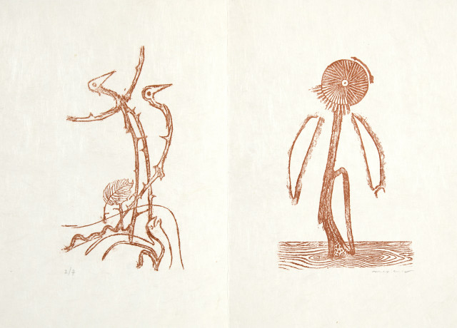 Max Ernst  : Max Ernst. 24 Frottagen. Mit einem Text von  ..., 1973