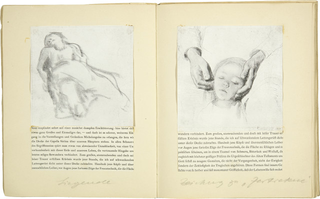 Käthe Kollwitz : Handschriftliches Umbruch-Manuskript, Around 1924