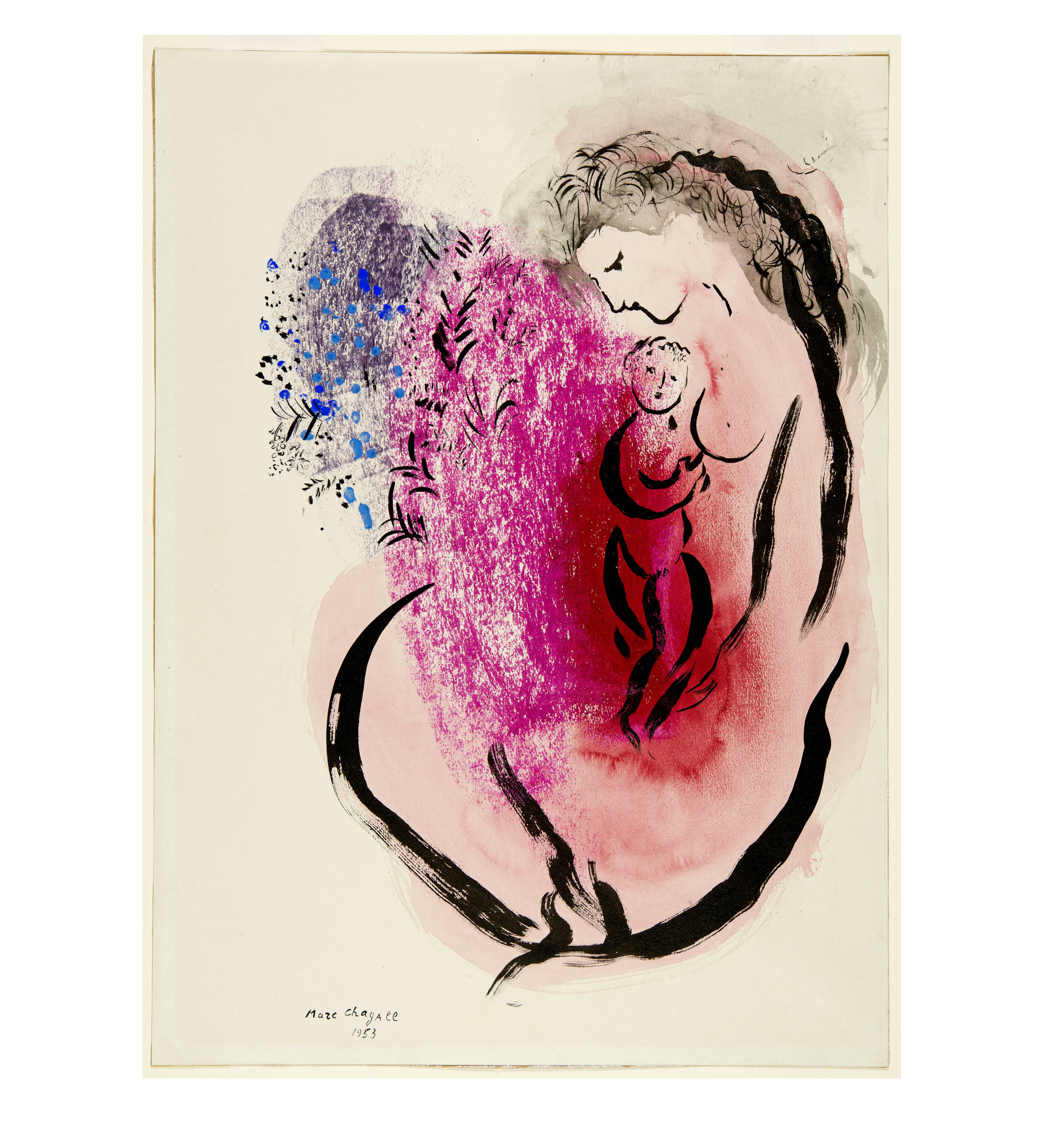 marc-chagall-maternit-1953-galerie-kornfeld-auktionen-bern