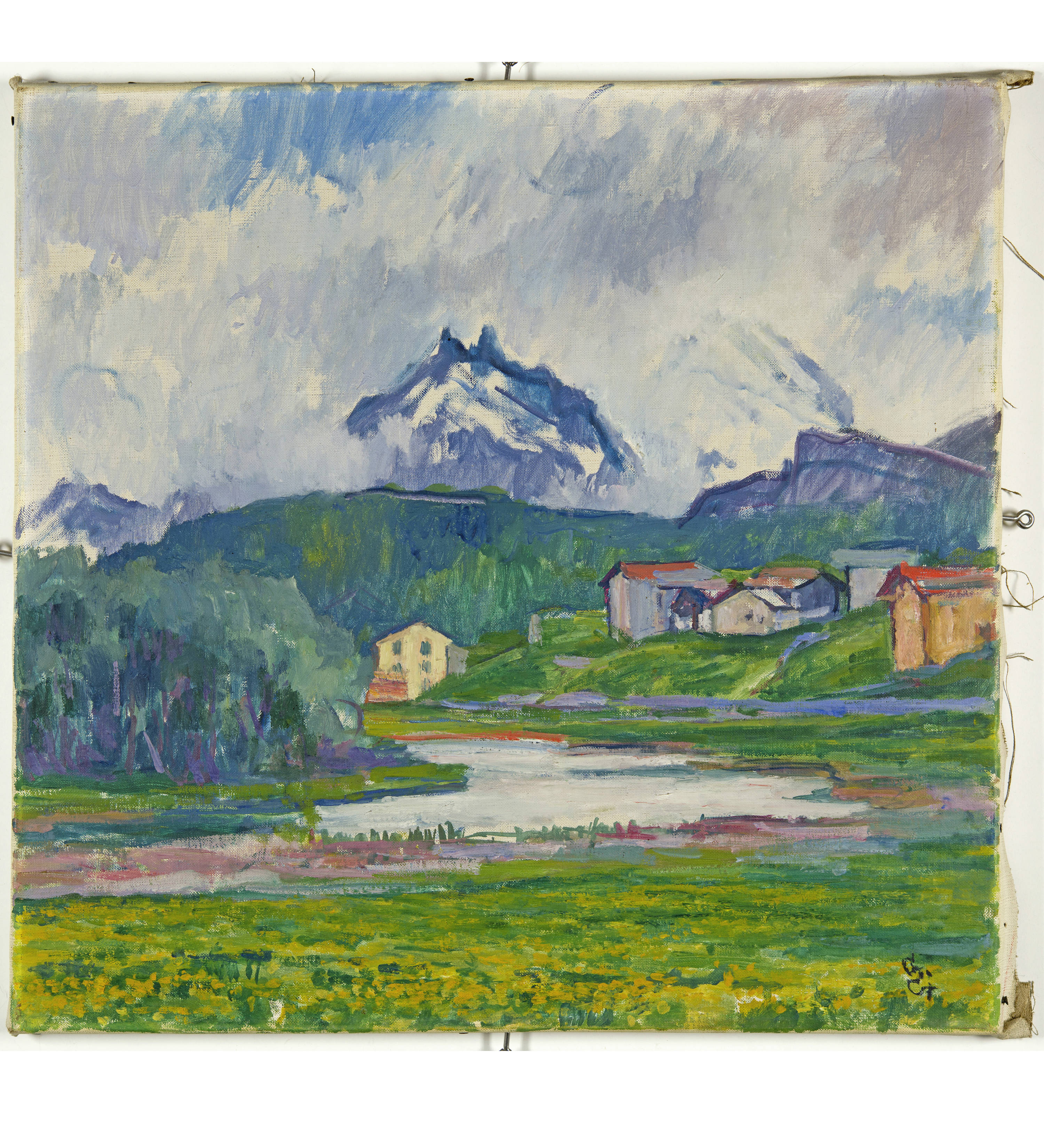 Giovanni Blick auf Capolago und Piz Lizun , 1926 Galerie