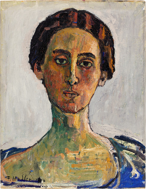 Ferdinand Hodler  : Bildnis Valentine Godé-Darel , 1914