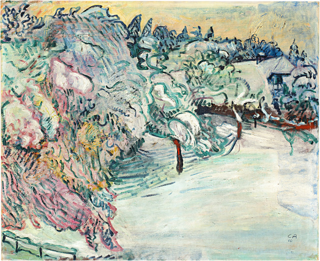 Cuno Amiet  : Winterlandschaft , 1910