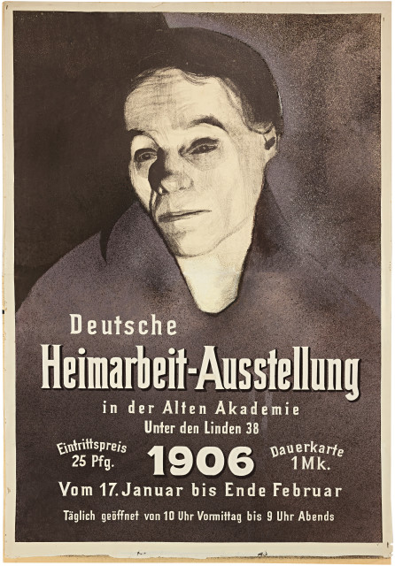 Käthe Kollwitz : Originalentwurf für das Plakat 'Deutsche ..., 1906