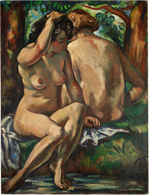 Henri-Achille-Émile-Othon Friesz : Les deux baigneuses, circa 1923