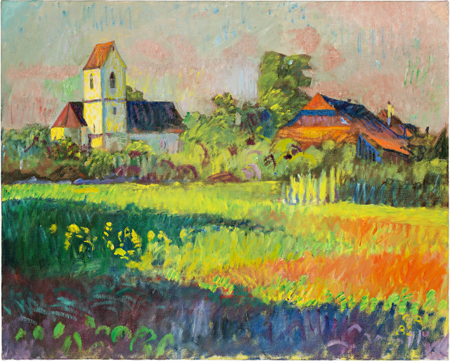 Cuno Amiet : Kirche Seeberg, 1932