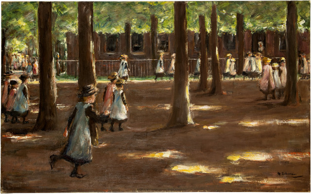 Max Liebermann : Schulgang in Laren, 1898